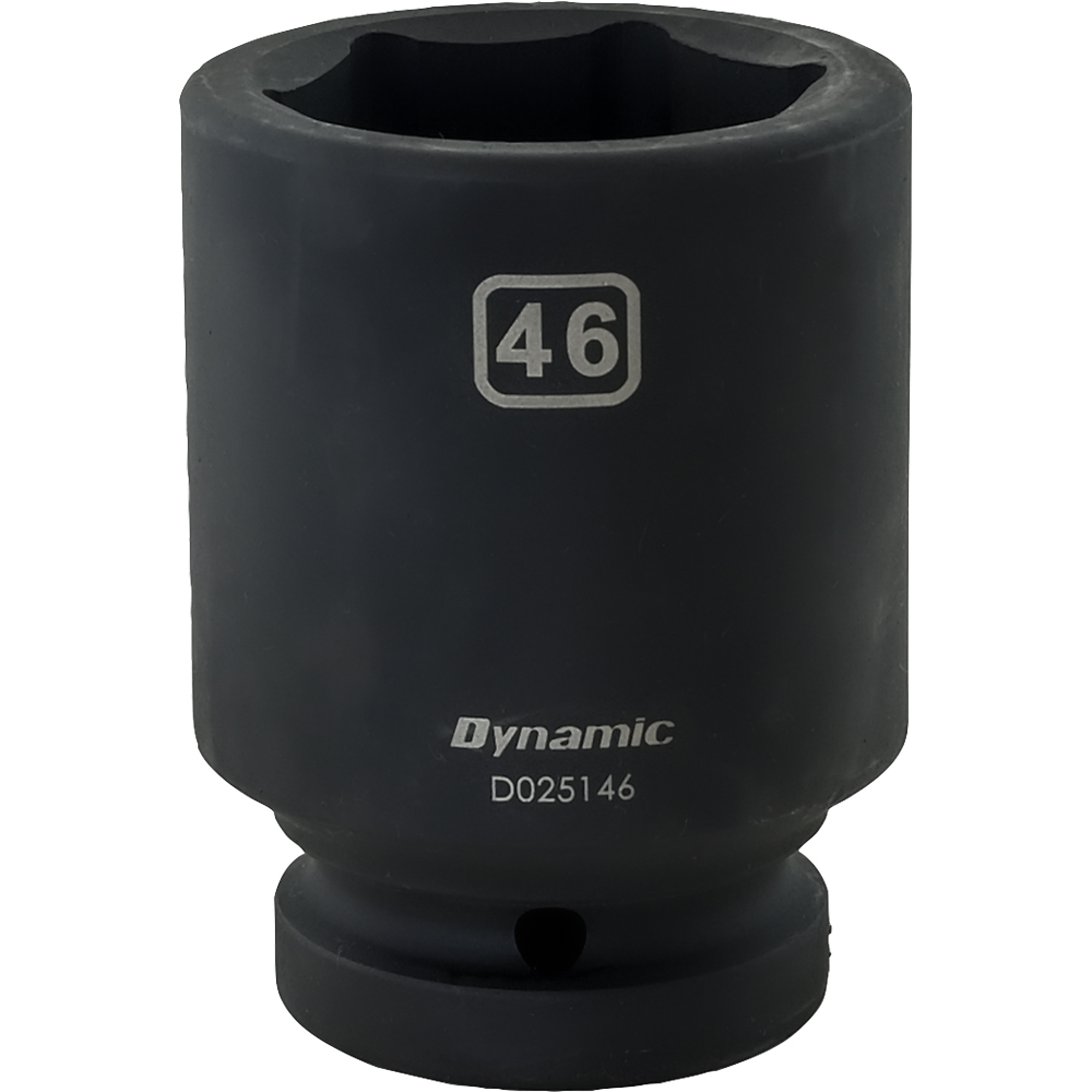 Dynamic Tools 1" Drive 6 Point Metric, 46mm Deep Length, Impact Socket